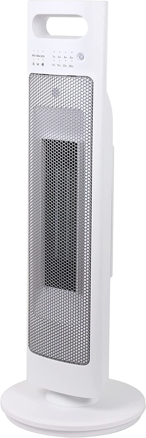 楽天市場】ゼピール 人感センサー付 セラミックヒーター DTC-L120M-WH