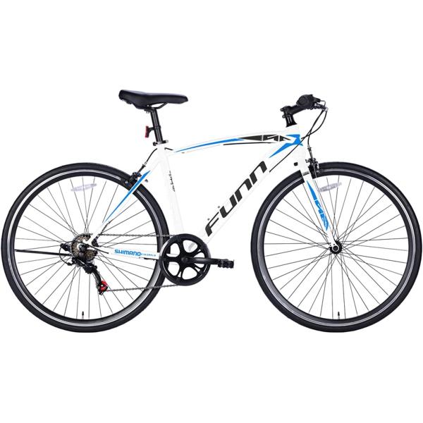 21科学技術 27in GT100 白いこと青色 銀輪 読み込む自動二輪車 700×28c シマノ製6段変速 自転車・サイクリング-スポーツ・アウトドア-ロードバイク