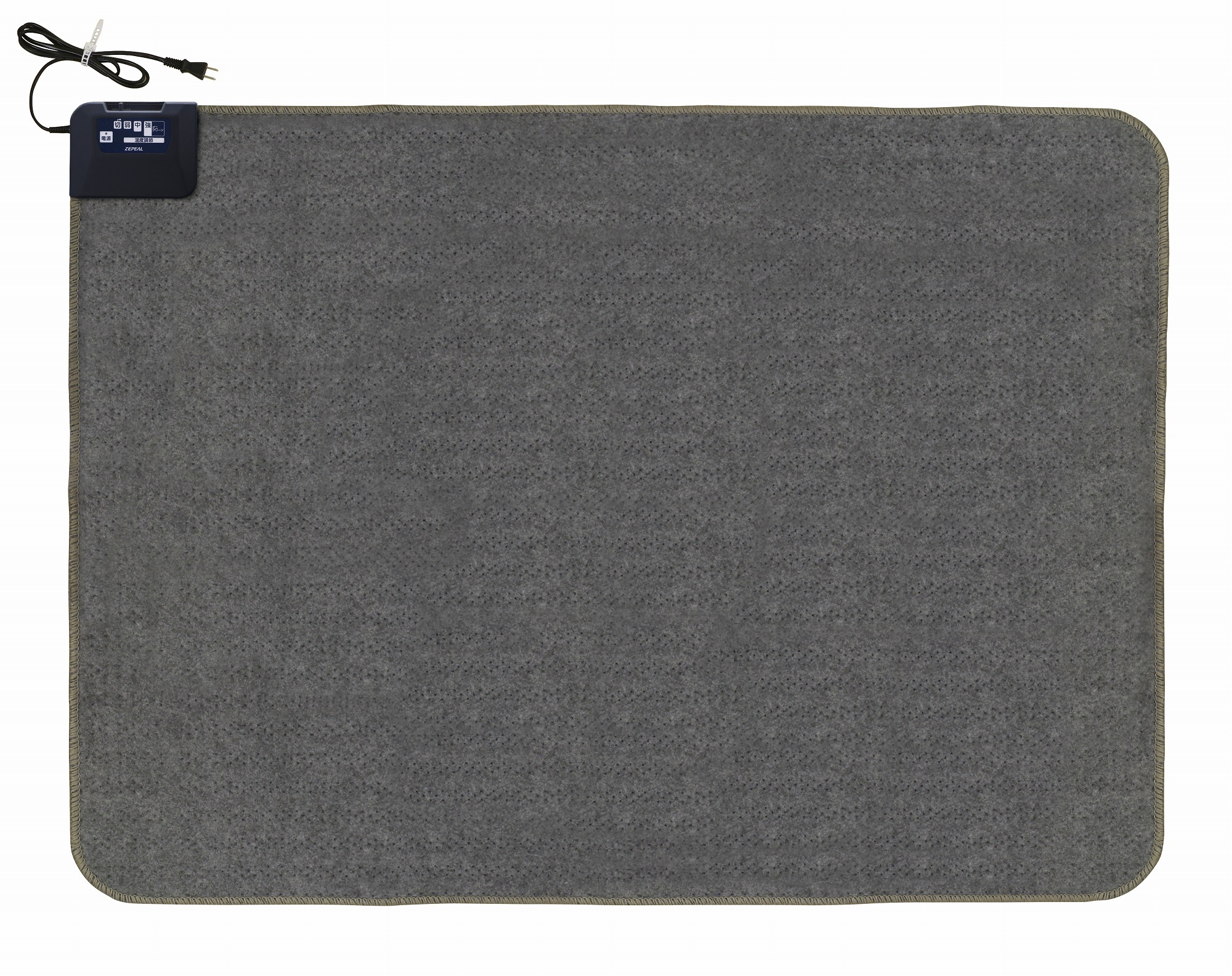 楽天市場】ゼピール ZEPEAL 2畳用 遠赤外線 電気カーペット ブラック