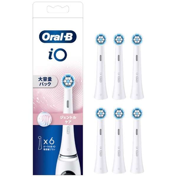BRAUN 赤銅色 口述試験B  iOジェントルケア 6本入り口・入口 替え毛はらい 白いこと IORBSW-6EL