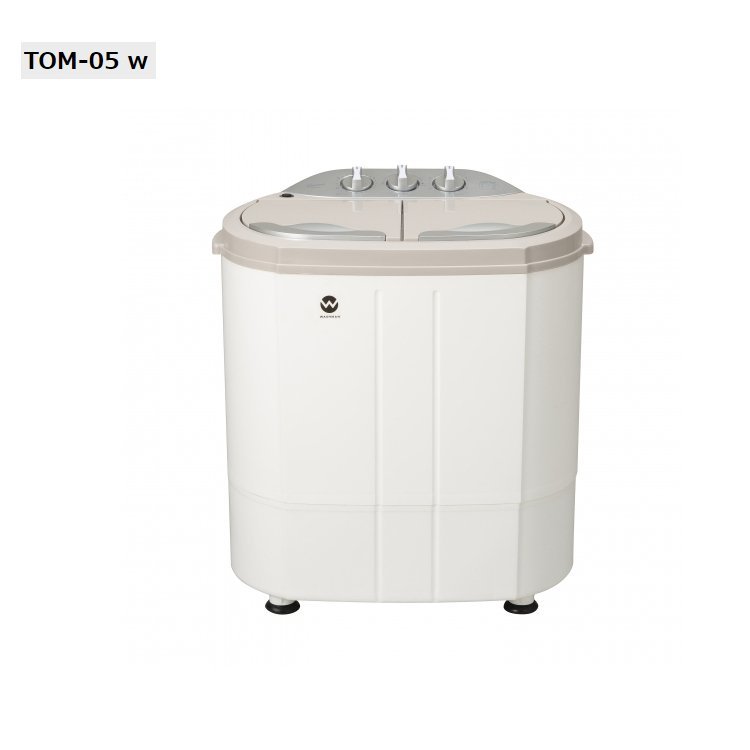 シービージャパン 二槽式洗い濯ぎ機 洗い濯ぎ TOM-05W 洗濯機-生活家電