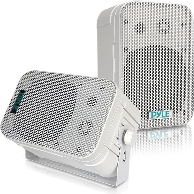 【楽天市場】PYLE 3WAY アウトドアスピーカー PDWR40W 防錆防水 角度調整 200ワット 高出力スピーカー 6カ月保証：PYLE