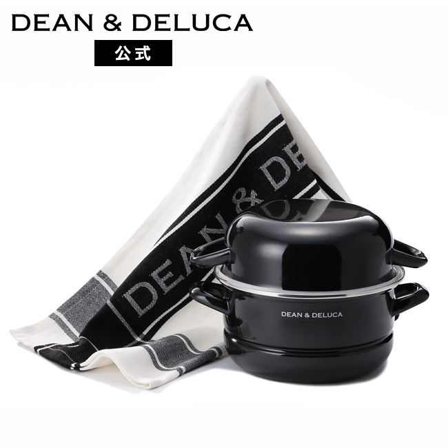 80％以上節約 DEAN DELUCA ホーロー鍋 キャセロールL ブラック 18cm