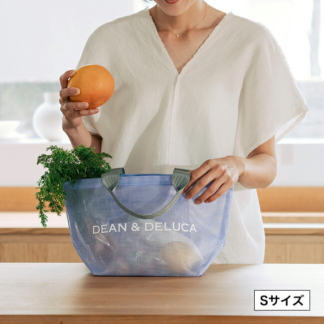 DEAN & DELUCA メッシュトートバッグ ライラック　 L DEAN & DELUCA】6月17日（火）発売 数量限定 夏の日常を彩る