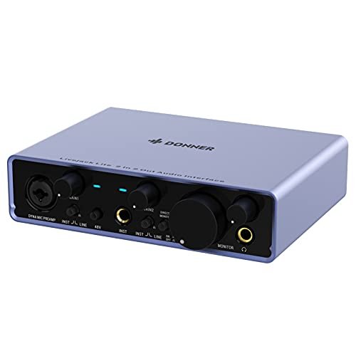 Mr Donner オーディオインターフェース Usb Livejack Lite 2 In 2 Out 24bit 192khz モニタリング機能 ヘッドホンアンプ付き 外部電源不要 Fitzfishponds Com