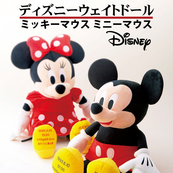 ボトル 最短出荷日5 18 ディズニーウェイトドールミッキー ミニー Disneyzone ウエイトドール お祝い 出産祝い 内祝 贈呈品 ウエディング 披露宴 挙式 バースデー くま ぬいぐるみ 子供 ベビー 孫 誕生日 出生 体重 手頃価格 Eneas Uchile Cl