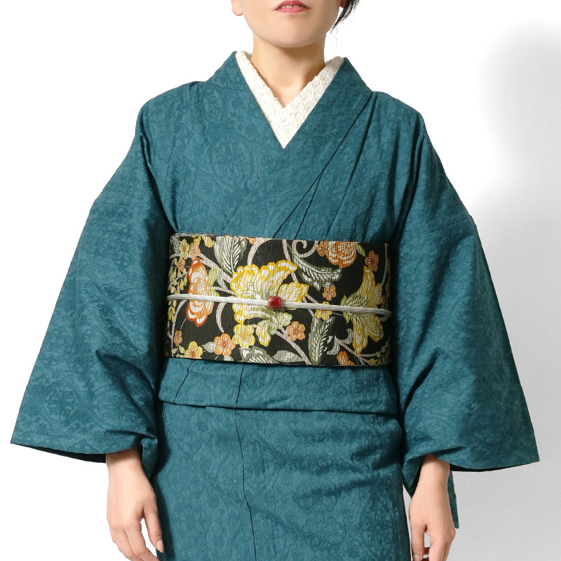 楽天市場】着物 ブルーグレー JAPAN MODE 扇模様 袷 洗える着物 仕立て 