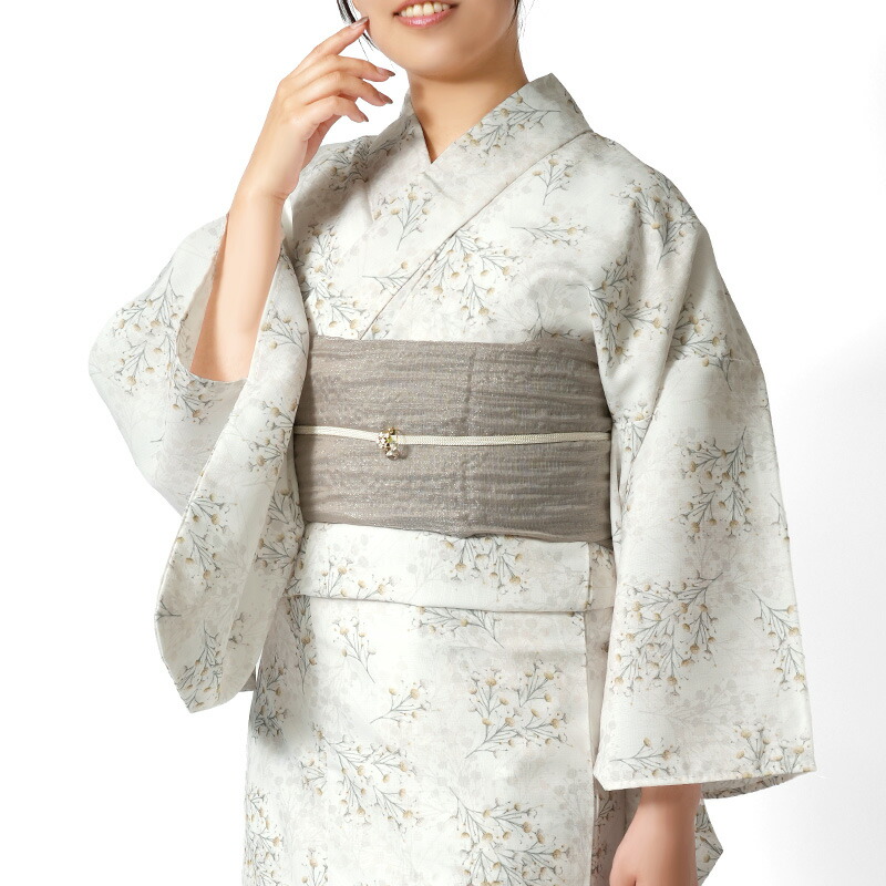 撫松庵 あやめ縞 黒 セオアルファ 単衣 夏着物 浴衣 菖蒲 仕立て