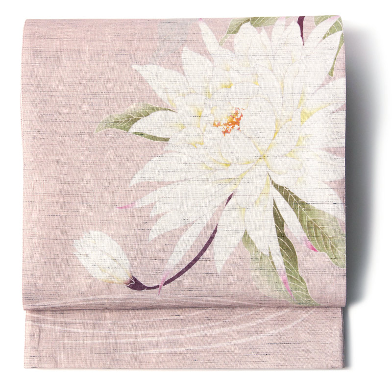 楽天市場】撫松庵 名古屋帯 レース オフホワイト 白 花 日本製