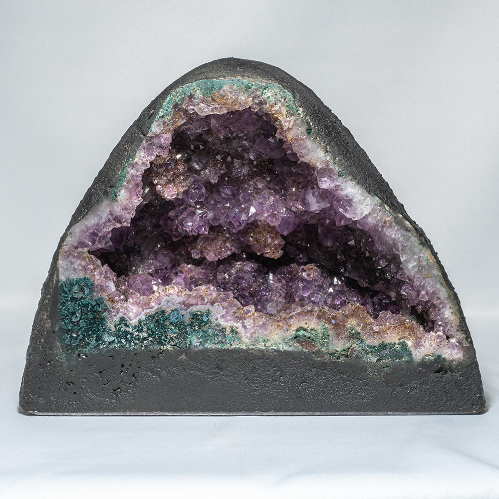 アメジスト 原石 ジオード パワーストーン 天然石 置物 紫水晶 浄化