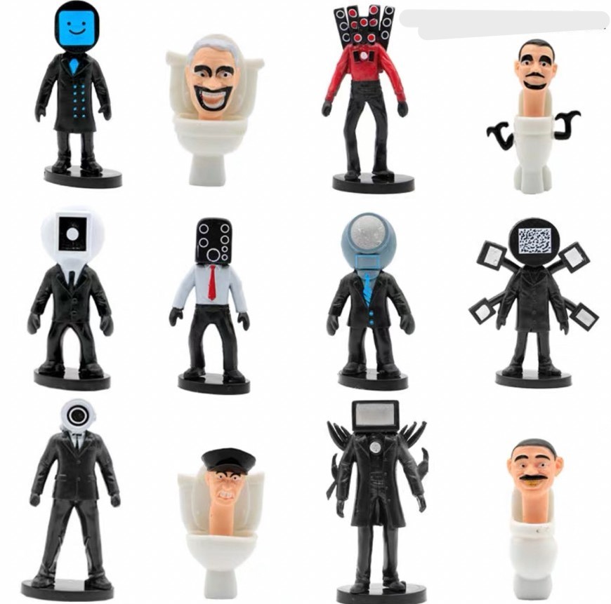 楽天市場】【Skibidi toilet :blind box！Contains 1 figure + 3