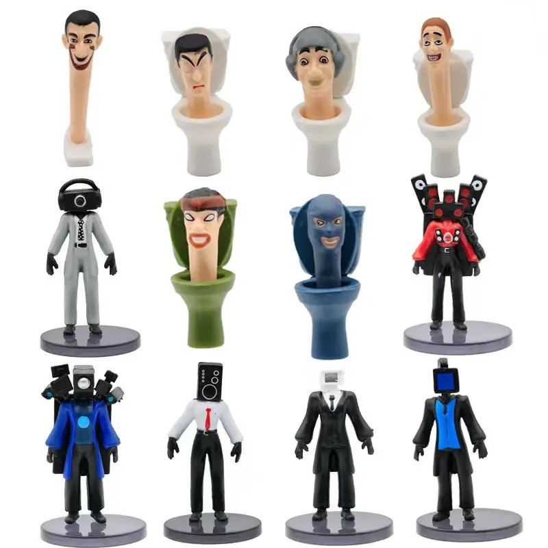 楽天市場】即納 スキビディトイレ フィギュア 12体セットフィギュア