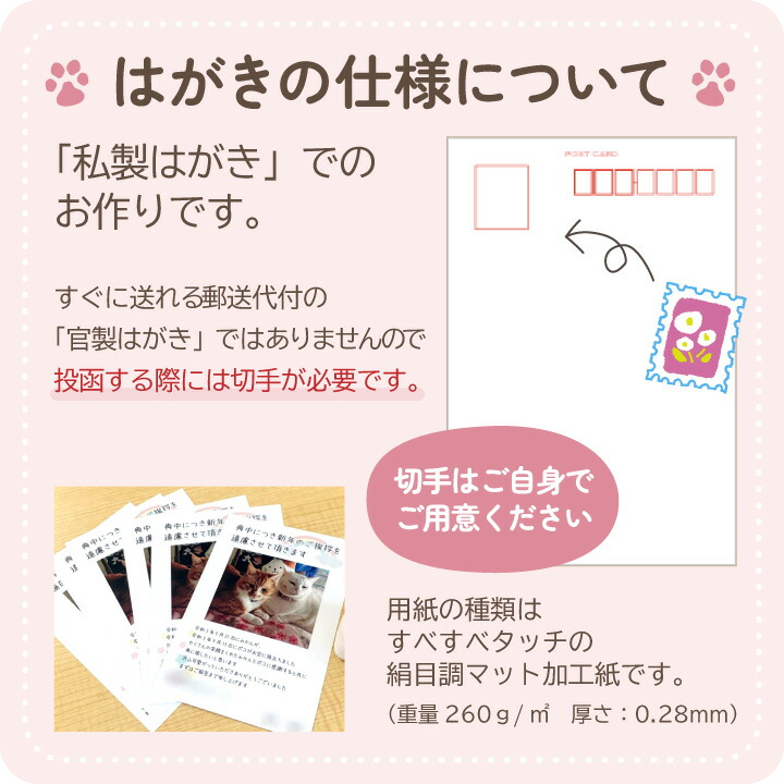 ペット 喪中はがき 犬 メッセージ 印刷 写真入り 喪中 セット 手紙 ペット用 ハガキ ネコポス対応 名入れ無料 10枚 お名前 葉書