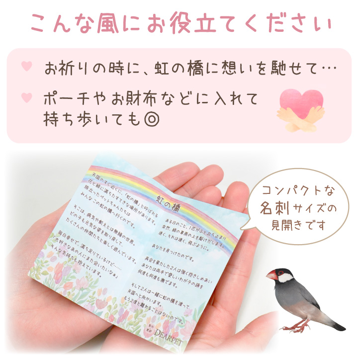 ラッピング付 ペット クッキー 虹の橋カード付 ポストカード ネコポス送料無料 セット 線香 お悔やみ 贈り物 ろうそく ギフト 虹の橋のたもと