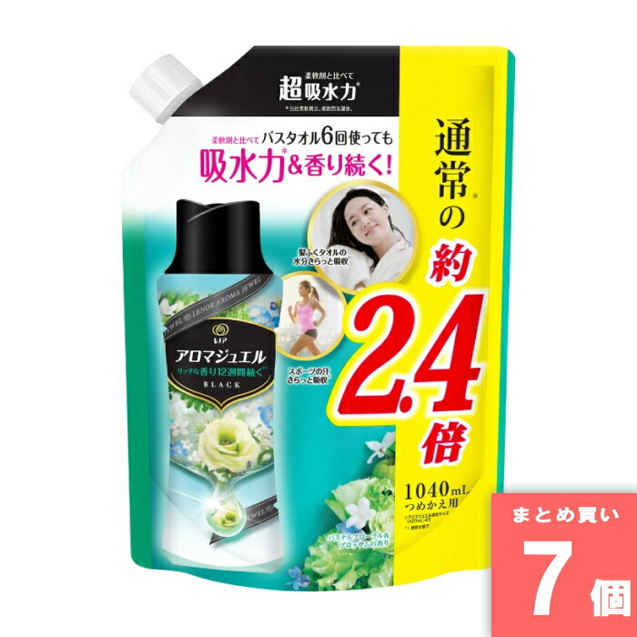 P&G(ピーアンドジー) [まとめ買い]【7個セット】レノアアロマジュエル パステルフローラル＆ブロッサムの香りつめかえ用特大サイズ 1040ml