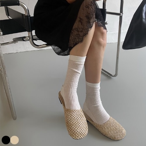 サンダル フラット レディース ぺたんこ ペタンコ ラタン風 カジュアル 厚底 靴 婦人靴 韓国