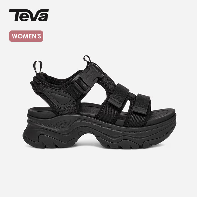 【国内定まり売りわたす店】TEVA/テバ HURRICANE AMPSOLE GAILA/ハリケーンアンプソールガイラ(レディース) 1164570【レディース】【(BLK)黒いこと】