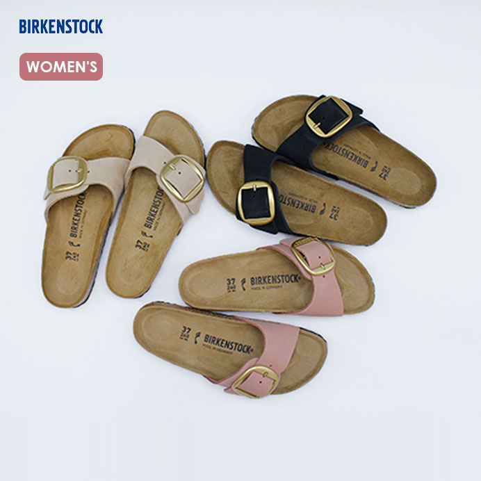 BIRKENSTOCK/ビルケンシュトック　MADRID BIG BUCKLE/マドリッドビッグバックル　1023373/1024009/1024039【レディース】【BLACK(1023373)/SANDCASTLE(1024009)/OLD ROSE(1024039)】【NARROW FIT】｜DECO APARTMENT STORE店
