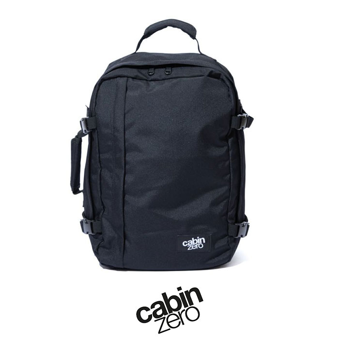 【国内置き目品】CABINZERO 船室無し CLASSIC 36L うしろ側容器に並べる CZ-171【ABSOLUTE BLACK(CZ171201)】【アウトドア 難民キャンプ 客旅 旅する 外国で 出張】 バッグ-男女兼用バッグ-バックパック・リュック