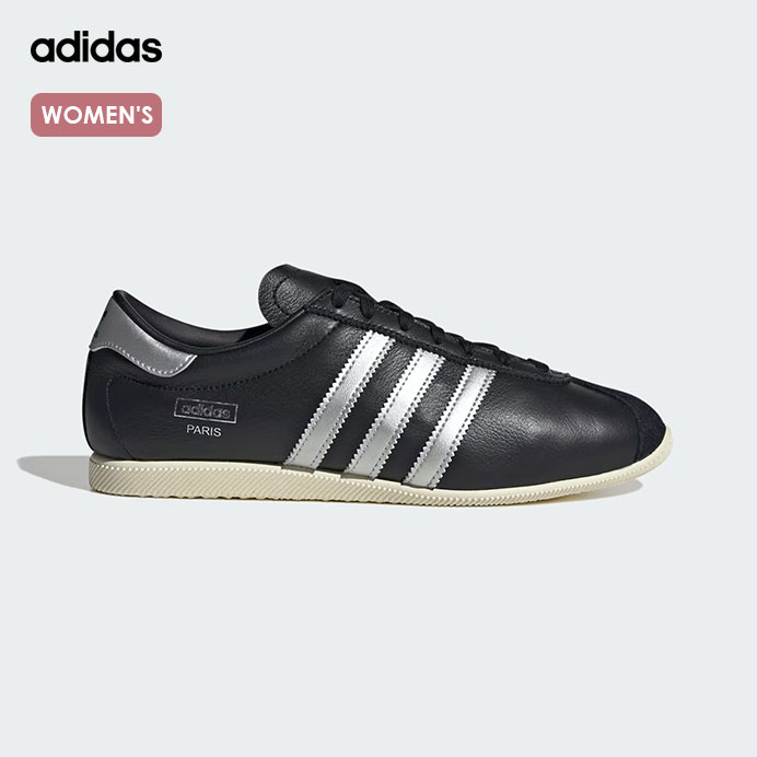 ADIDAS/アディダス　PARIS/パリ　IH9227【レディース】【CORE BLACK/SILVER METALLIC/CREAM WHITE】【レギュラーフィット】【オリジナルス】｜DECO APARTMENT STORE店