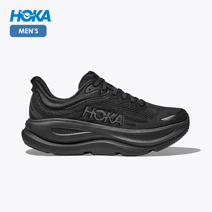 HOKA ONEONE/ホカオネオネ BONDI 9/ボンダイ9 1162011【メンズ】【レギュラー】【ブラック/ブラック(BBLC)】【ロード ジョギング ウォーキング】|DECO APARTMENT STORE店