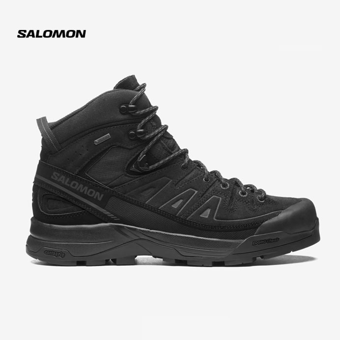 SALOMON/サロモン X-ALP MID LEATHER GORE-TEX L47638700\u003cBR\u003e【ユニ一発やる】\u003cBR\u003e【運動競技表現スタイルシューズ】\u003cBR\u003e【Black/Black/Aspahlt】