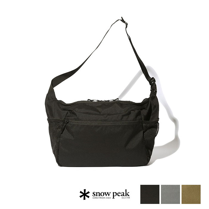 【SALE】snow peak スノーピーク Everyday Use Middle Shoulder Bag ショルダーバッグ AC-21金416R【通い 通学 出張 旅する】◆3