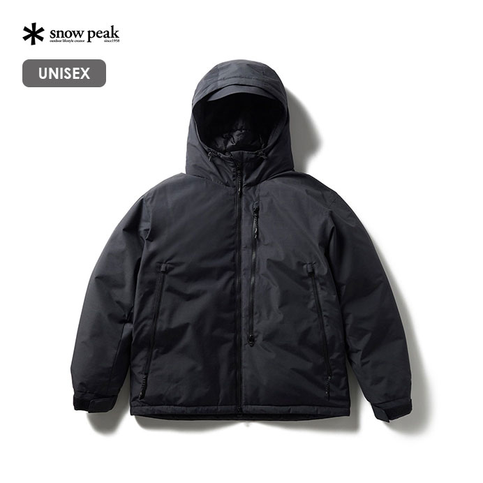 SNOW PEAK/スノーピーク FR 2L DOWN JACKET/FR 2Lダウンジャケット【ユニセックス】【BLACK】|DECO APARTMENT STORE店