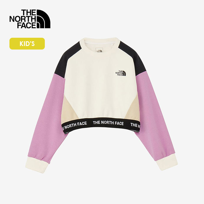 THE NORTH FACE/ザ・ノース・フェイス MOTION SMOOGY SHORT CREW/モーションスムージショートクルー(キッズ) NTJ12602【キッズ】【(WD)ホワイトデューン】