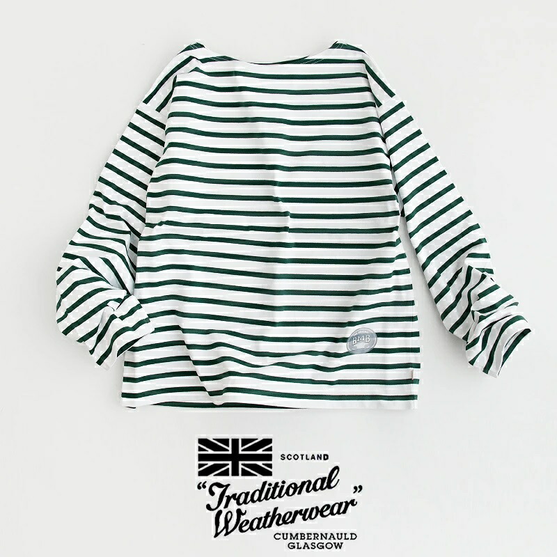 Traditional Weatherwear トラディショナルウェザーウェア　ビッグマリン ボートネックシャツプルオーバー G221OSJPO0210A｜DECO APARTMENT STORE店
