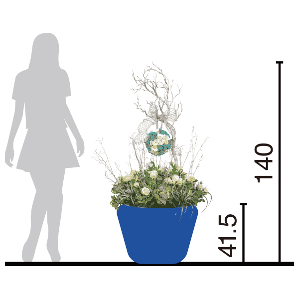 観葉植物 フェイクグリーン アートグリーン 植栽 人工植物 グリーン アレンジグリーン 業務用 造花 大型 大型造花 メートル以上 水やり不要 メンテナンスフリー Lau2804 ランプ ブルースフィア 代引不可 ホテル 病院のロビーや喫煙所に Rocrooms Com