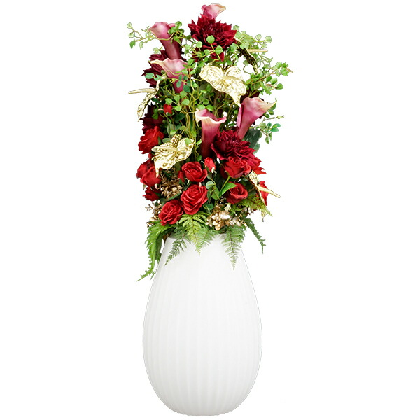 見せびらかす用造花 造花 馬鹿でかい造花 光る 快い音 金棒引き 申し受ける式 LEDともし火 Bluetooth金棒引き オシャレ 可愛らしい こだわり オブジェ 室内装飾 アーティフィシャルフラワー 【LAU3102 ジョーリー50 晴れ晴れしい赤いこと】代引不可 泊まり、ホスピタルの待ち合い室や吹かす所に