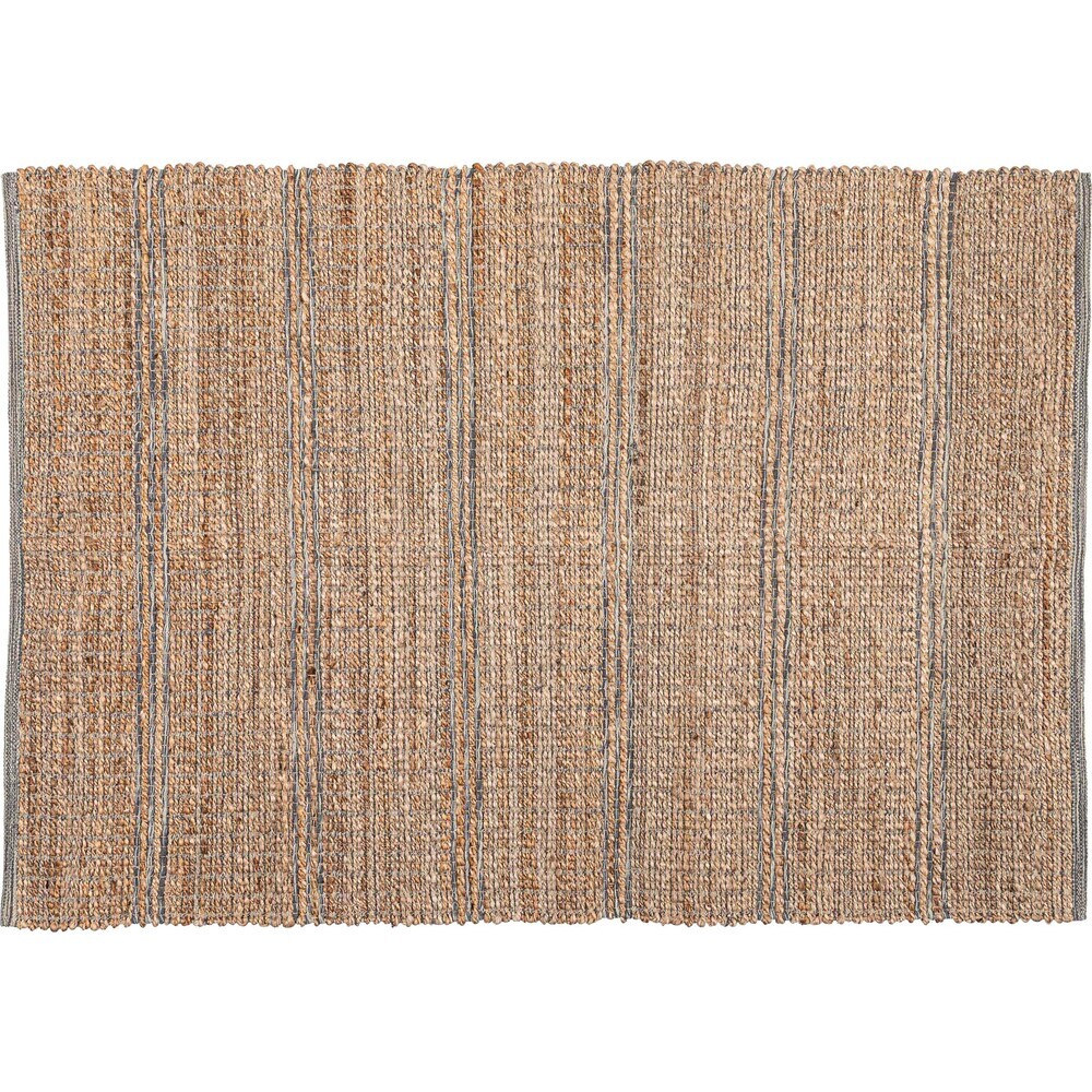 ラグ FAB-302A 130 190 130&times;190 190&times;130 1.5畳 コットン 綿 ジュート 麻 リゾート アジアン ナチュラル 北欧 シンプル 敷き物 ベージュ ブラウン 茶色｜DECO MAISON