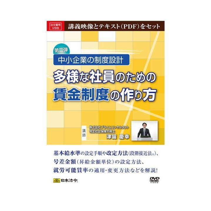 DVD 中小企業の制度設計 多様な社員のための賃金制度の作り方 V86 パソコン・AV機器関連 CD/DVD