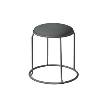 レザー リンクスツール ブラック(ビニールレザー)/ブラック LLS-1 家具/収納 家具 イス テーブル|DECO MAISON
