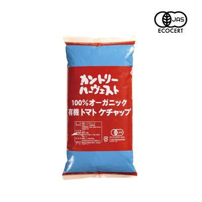 タカハシソース　カントリーハーヴェスト 有機トマトケチャップ 3kg　4個セット　017122 軽食品 調味料