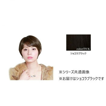 プリシラ オールウィッグ ノーブルショートボブ A-691 耐熱　TCK・ショコラブラック 服飾雑貨 小物(手袋・マフラー等）
