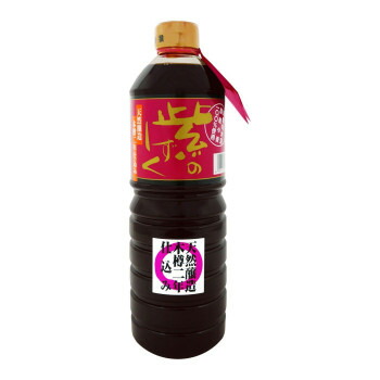 天然醸造醤油　紫のしずく　1L　6個セット 軽食品 調味料
