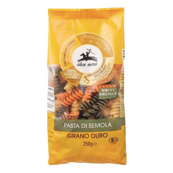アルチェネロ　有機トリコロールフジッリ　250g　20個セット　C5-31 軽食品 麺類