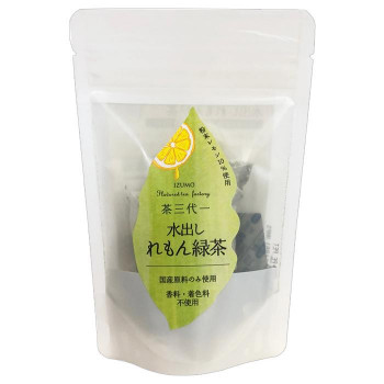 水出し　れもん緑茶　ティーバッグ(5g×6個入)×10セット 軽食品 飲料