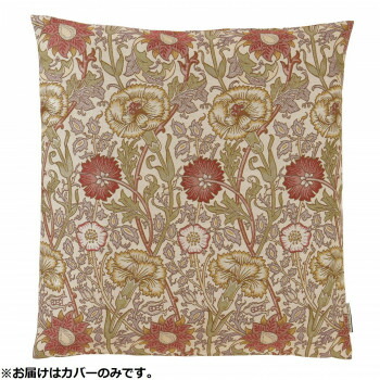 川島織物セルコン Morris Design Studio ピンクアンドローズ 座布団カバー 55×59cm LL1718 P ピンク インテリア その他インテリア 7,133円