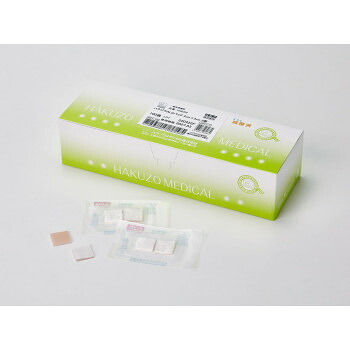ハクゾウALGパッド　2×2cm　2個滅菌　100袋入　1290200 健康グッズ 衛生用品