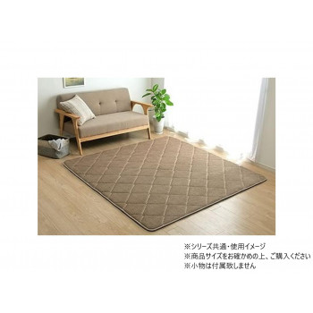 ラグ コーデュロイ 無地 約185×300cm 約4畳 こたつ敷布団 ベージュ 1290970025801 インテリア その他インテリア