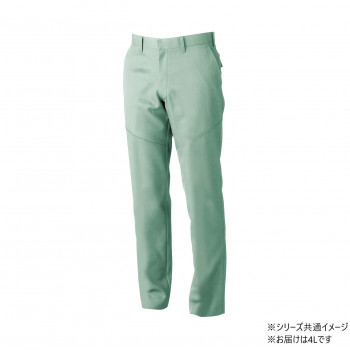 桑和 9669-99 スラックス(ノータック.脇ゴム) 4Lサイズ モスグリーン(107) SOWA アパレル　メンズ メンズ（その他）