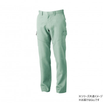 桑和 9668-98 カーゴパンツ(ノータック.脇ゴム) GLLサイズ モスグリーン(107) SOWA アパレル　メンズ メンズ（その他）