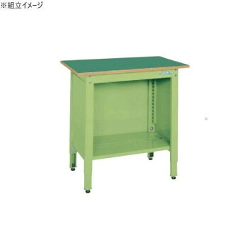 サカエ 一人用作業台 高さ調整タイプ 900&times;600&times;800mm グリーン TCP-096 ガーデニング･DIY・防殺虫 ガーデニング・花・植物・ＤＩＹ｜DECO MAISON