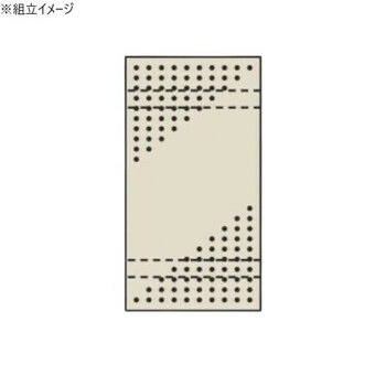 サカエ パンチングウォールシステム スチール製 429×897mm PO-451LN 家具/収納 オフィス収納|DECO MAISON