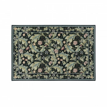 川島織物セルコン Morris Design Studio レスターアカンサス マット 約60×90cmFH1710A B ブルー インテリア 敷物・カーテン|DECO MAISON