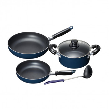 楽天市場】スティージー 両手鍋フライパン3点セット(ツール付) MB-2381