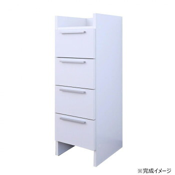 日本製組立家具 ランドリーチェスト 4段 CO-NC-9030H 家具/収納 家具 ラック その他|DECO MAISON